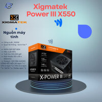 Nguồn máy tính XIGMATEK X-POWER III X-550 (EN45983) - CST 500W