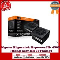 Nguồn máy tính XIGMATEK X-POWER III X-450 / 500 / 550 / 650