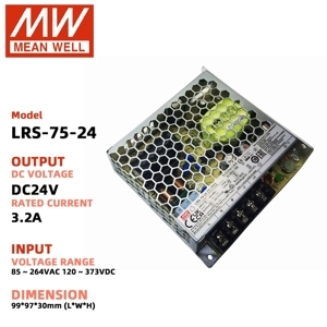 Nguồn một chiều Meanwell LRS-75-24 75W-24VDC