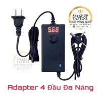 Nguồn Ổn Áp 4 Đầu Đa Năng Bảng Điện Tử Hiện Số 3V-12v Phù Hợp Nhiều Dòng Máy Phun Xăm_Minh Minh Dcpx