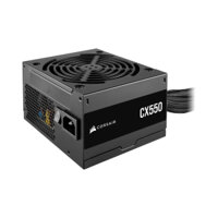 Nguồn PC Corsair CX550 (550W, 80 Plus Bronze, Non‑Modular, ATX, Đen)