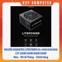 Nguồn PC Gaming Xigmatek Litepower i350/i450/i550/i650 cst 200/300/400/500w - New - Chính hãng - BH 36 Tháng
