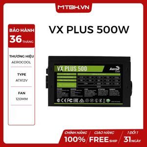 Nguồn - Power Supply Aerocool VX Plus 500W