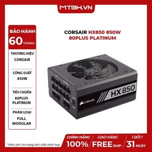 Nguồn - Power Supply Corsair HX850 80 Plus Platinum