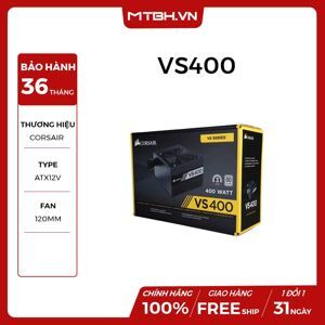 Nguồn - Power Supply Corsair VS 400W 80 Plus