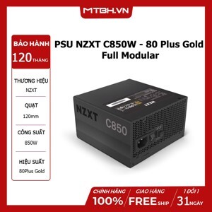 Nguồn - Power Supply NZXT C850W Gold