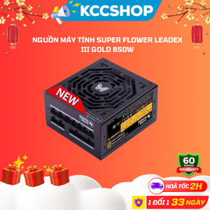 Nguồn - Power Supply SuperFlower Leadex III Gold 850W