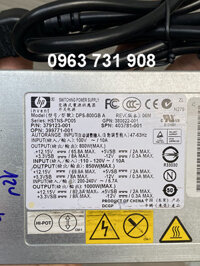 Nguồn server HP 1000W 12,15V-82.3A đã kích hoạt