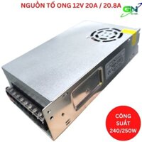 Nguồn tổ ong 12v 20a / 20.8a có quạt tản nhiệt xịn