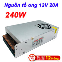 Nguồn Tổ Ong 12V - 20A (240W) nguồn dùng cho các thiết bị như Camera, Đèn Led, Motor Mini và các thiết bị 12v khác
