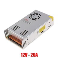 Nguồn tổ ong 12v -20A  bộ nguồn tổng cho camera và hệ led 12v