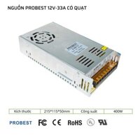 Nguồn tổ ong 12V – 33A, nguồn 12v-400W, nguồn đèn LED, nguồn tổ ong, nguồn hộp đèn, camera.