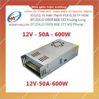 Nguồn Tổ Ong 12V 50A Dùng Cho Đèn Led, Camera