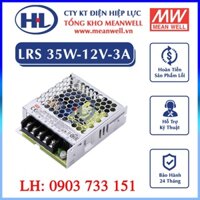 Nguồn Tổ Ong 12V, Meanwell Lrs-35-12(35W-12V-3A), Nguồn Led, Nguồn Camera