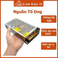 Nguồn tổ ong 220V đầu ra 9V 10A