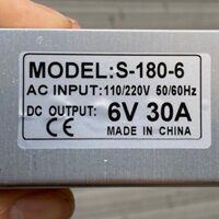 Nguồn tổng 6V 30A chính hãng