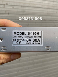Nguồn tổng 6V 30A chính hãng