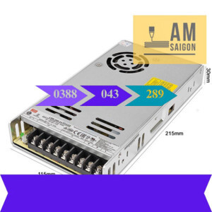 Nguồn tổng ngoài trời DC 24V 14.6A MeanWell ERP-350-24