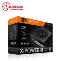 Nguồn Xigmatek X-POWER III 550 (230V, 500W, 80Plus)