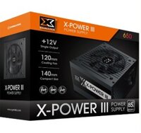 Nguồn Xigmatek X-Power III 650 (230V, 600W, 80Plus)