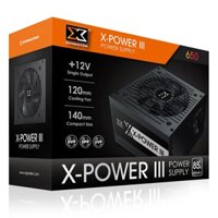 Nguồn Xigmatek X-Power III 650 (230V, 600W, 80Plus)