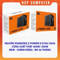 Nguồn Xigmatek Z-Power II 550/650 công suất thật 400w/500w New - Chính Hãng - BH 36 Tháng