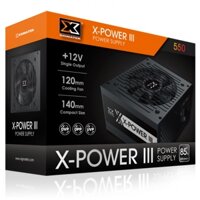 Nguồn XIGMATEX X-POWER III 550 500W Chính hãng (2x4+4pin, 6+2pin). VI TÍNH QUỐC DUY