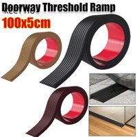 Ngưỡng cửa KECTTIO, dốc cao su 1M chống mài mòn, băng chống trượt cầu thang PVC sọc tự dính