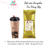 [NGUYÊN ANH]Bột sữa Gongcha Túi vàng  báo ngậy 1kg mang đến hương vị đậm đà, độc đáo cho mỗi ly trà sữa