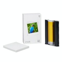 Nguyên bản Máy in ảnh bỏ túi tự động mini Xiaomi Mijia 1S Giấy ảnh dính 3 inch cho PC5841 (Trắng)