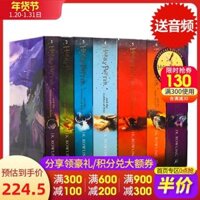 Nguyên bản tiếng Anh Harry Potter Harry Potter 1-7 đóng hộp bộ đầy đủ các bìa mềm chính hãng English Complete Works Complete Collection Harry Potter và phù thủy Shiying Guo phiên bản của trẻ em khoa học viễn tưởng vẽ tranh minh họa gửi Arts Đồ chơi giáo dục