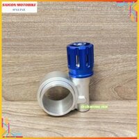 Nguyên Bộ Núm Tăng Chỉnh Phuộc HPA núm lớn xài phuộc Ohlins,RCB,Nitron... màu trắng núm xanh bên trái