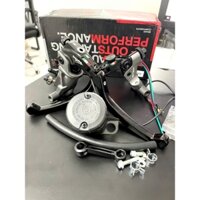 Nguyên Cặp Tay Thắng khớp gãy RSC19 BB bình dầu rời sẵn mạch Stop_Lắp xe côn và tay ga 1 thắng đĩa_FULL pát ốc lắp đặt