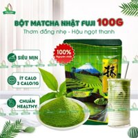 [NGUYÊN CHẤT] Bột Matcha Nhật Fuji 100G Siêu Mịn Thơm Ngon Giảm Cân/Pha Chế/Làm Bánh Yêu Hạt