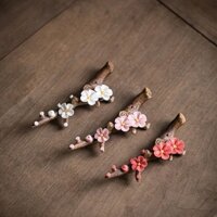 Nguyên Chất Handmade Hoa Mai Dòng Hương Chèn Sáng Tạo Trà Bàn Trà Bút Giá Đỡ Trang Trí Boutique Tay Mận Bạch Tuộc 10.30