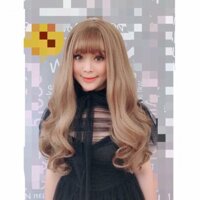 Nguyên đầu cao cấp dài lững- tặng lưới chùm tóc- hình thật - Nâu socola