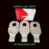 NGUYÊN HỘP 10 túi hậu môn nhân tạo 2 mảnh Hollister túi trong, lọc khí và khóa cuốn mã 18192 / 18193 / 18194 | USA-Mỹ