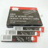 Nguyên hộp 100c Lưỡi dao dọc giấy SDI 1404 - Hộp to trong có 10 hộp nhỏ (lẻ 18k/h)
