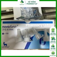 Nguyên hộp đầu kim Novofine 31 G 6mm 100 cái Nhật Bản