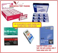 NGUYÊN HỘP LỚN gồm 20 hộp nhỏ kim bấm số 10 - Plus Sdi Max Việt Đức SureMark Double A