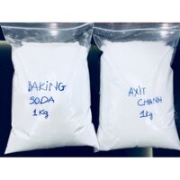 Nguyên liệu Co2 - chế Co2 (A+B) 1kg baking soda + 1kg bột chanh - axit citric 2Kg nguyên liệu chế CO2 cho bể cá