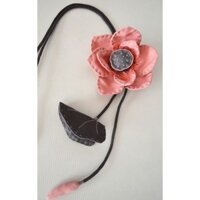 Nguyên Liệu DIY Bộ thêu hoa sen tranh trang trí - decor nhà cửa phong cách - kit tự thêu hoa vải nghệ thuật MIE Handmade