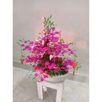 Nguyên liệu làm 150 hoa đào đá pha lê ( không gồm gốc, chậu. kẽm. cước)