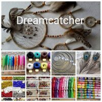 Nguyên liệu làm Dreamcatcher, nguyên liệu Handmade - Hạt nhựa màu 3mm