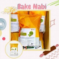 (NGUYÊN LIỆU TRUNG THU) Bột Trộn Sẵn Làm Vỏ Bánh Nướng Trung Thu Trà Xanh / Tinh than tre / Gạo lứt Farina 1Kg