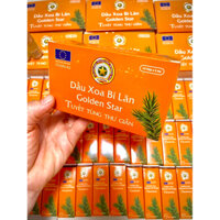 [Nguyên lốc 10 chai] Dầu bi lăn Golden Star 5ml - Hương tuyết tùng thư giãn