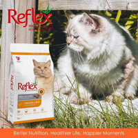 (Nguyên seal 15kg) REFLEX KITTEN & REFLEX ADULT chicken & rice - Hạt thức ăn khô cho mèo vị gà gạo