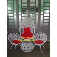 Nguyên sét bộ bàn ghế xích đu giá rẻ