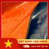 [Nguyên Tấm To] Bạt Xanh Cam Trung Che Nắng Che Mưa Định Lượng 140gr/m2