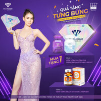 [Nguyên tem] Viên dưỡng da Ngoc Trinh Diamond White Day And Night tím 2024 chi2